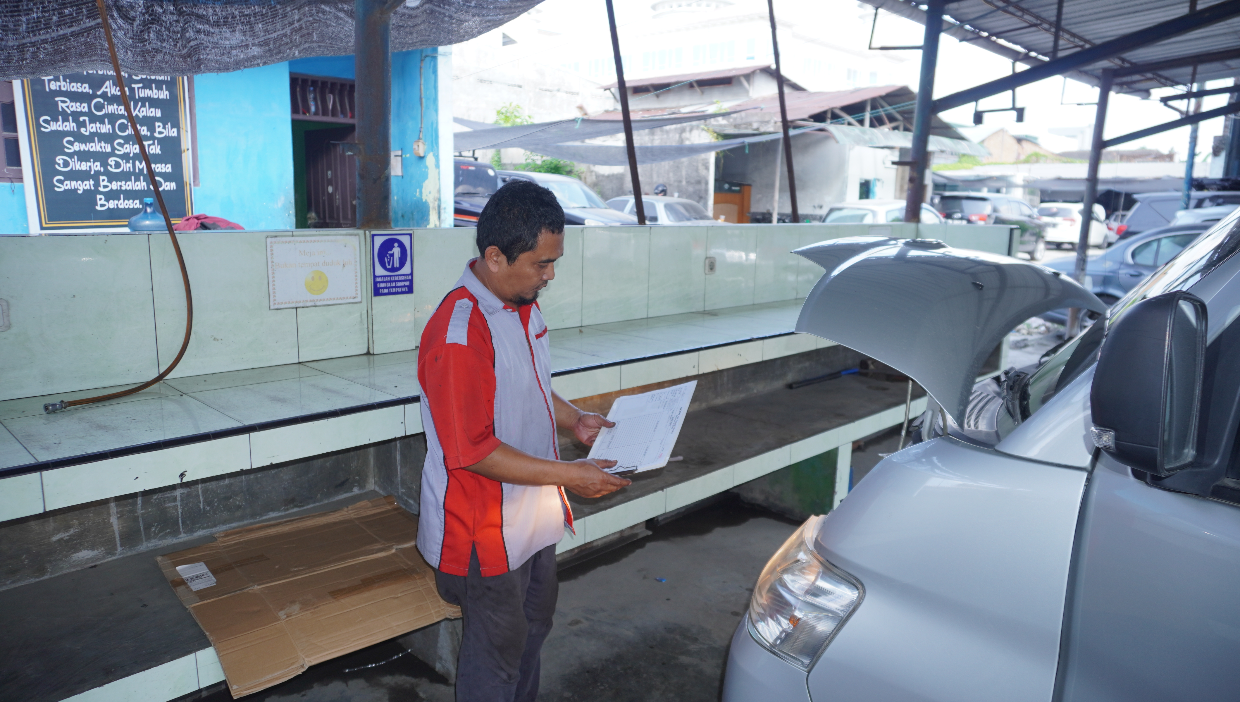 Service AC Mobil Isi Freont AC Mobil